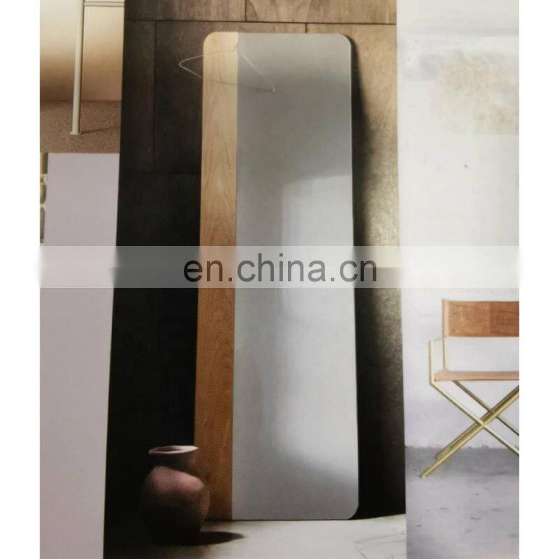 100% Solid Oak Wood Frame Wall Mirrro Full Length Floor Stand Mirror