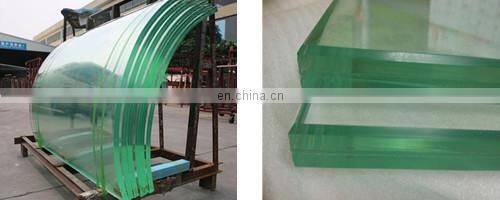 China factory safety 5mm 6mm 8mm 10mm 12mm 15mm curved tempered glass price