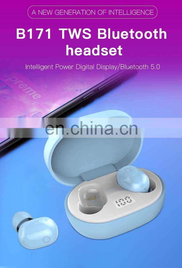 Tws B171 Clear Sounds Wireless Earphones Mobile Sport Earphone & Headphone With Charging Box