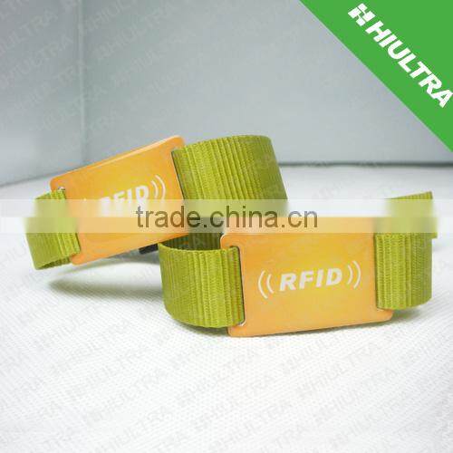 Silicone rfid contactless wristband for water park