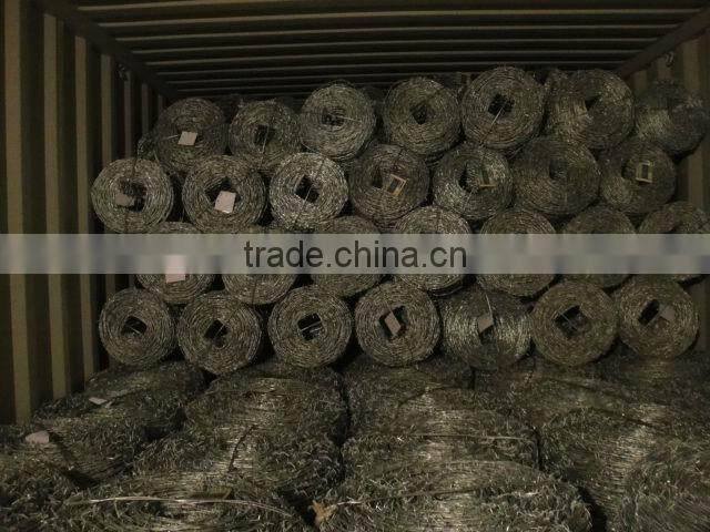 electro galvanzied barbed wire