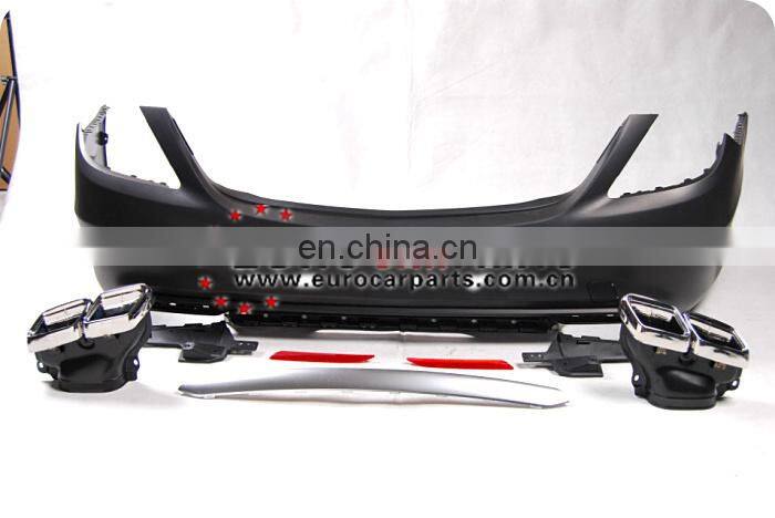 New arrival W222 S65 body kits fit with grilles carbon parts for S-CLASS W222 S65 body kit