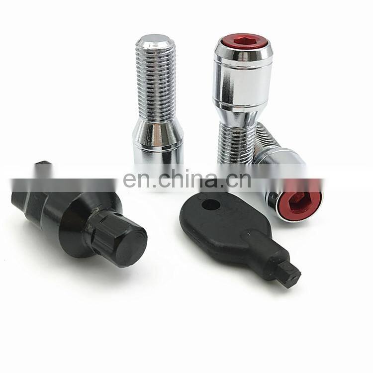 China gold supplier truck racing m14 x 1.5 steel wheel bolt