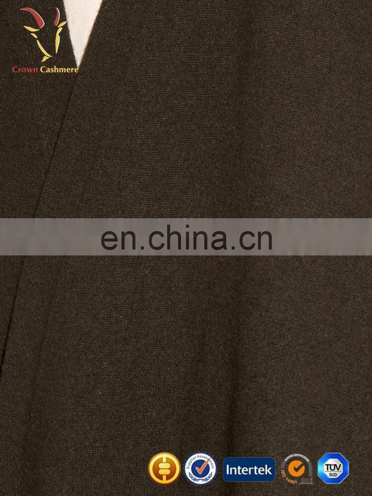 Men Cashmere Open Front Cardigan Hot Selling