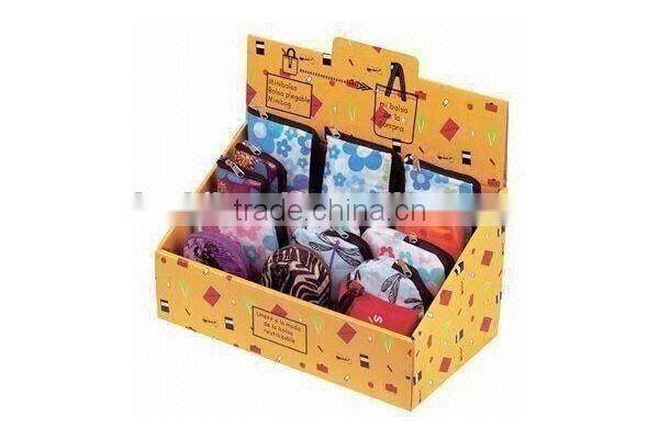 Shop hot sale cardboard stationery counter display/meat display counter/pizza counter display