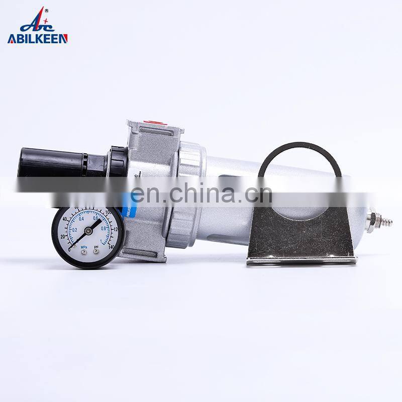 Electric Pneumatic Automatic SFR300 Thread Size G3/8 Air Source Treatment Combination Manual Drain Filter Regulator Air