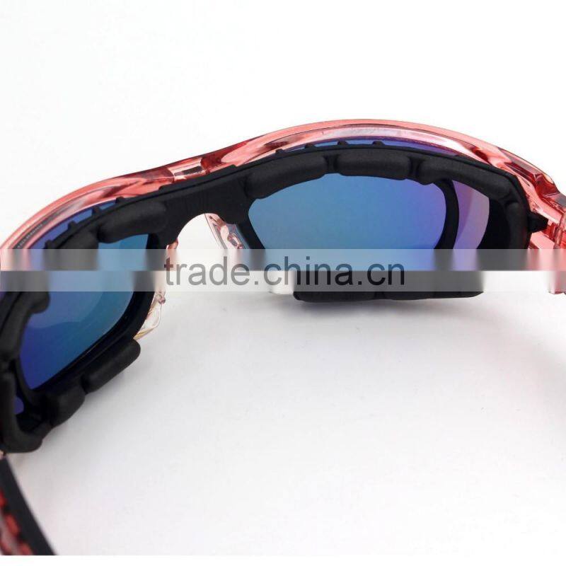 New stylish cool spy glasses wholesale uv protective glasses black frame grey lens army safety goggles motorcycle cycling racing