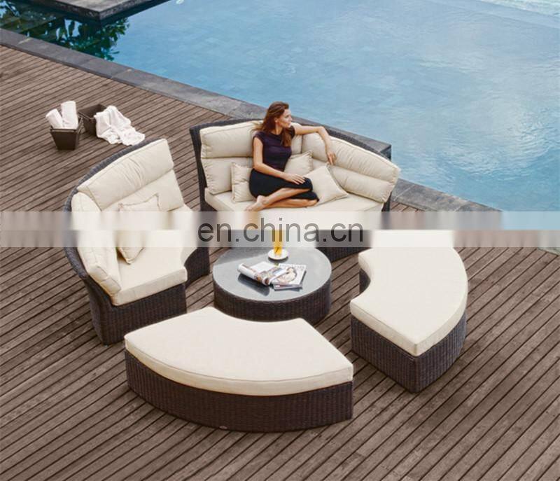 Modern Water Proof Fabric Outdoor Furniture in Garden Sets