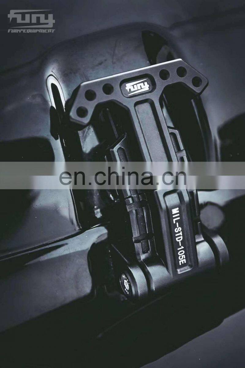 Hood lock for Jeep wrangler JK 4x4 Aluminium black hood catch 2007+ lock for Jeep autopart accessories Maiker manufacturer