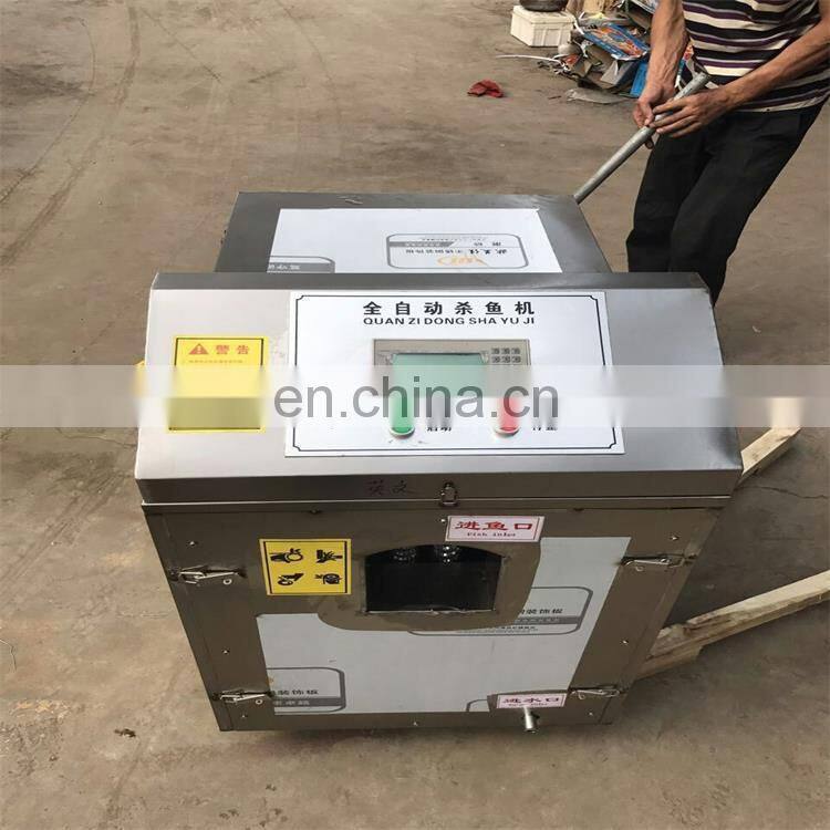 Full Automatic Fish Killer Machine / Fish Descale Machine / Fish Gut Removal Cleaning Machine