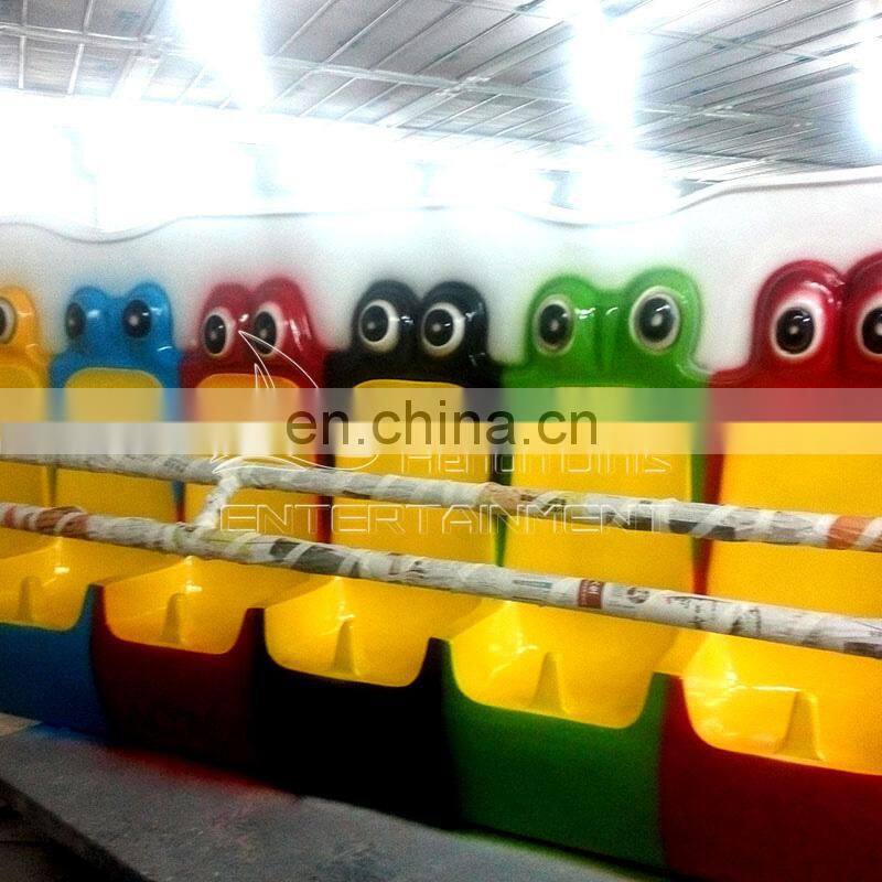 Outdoor hot sale cheap amusement park games up and down jumping frog ride frog hopper machine for sale