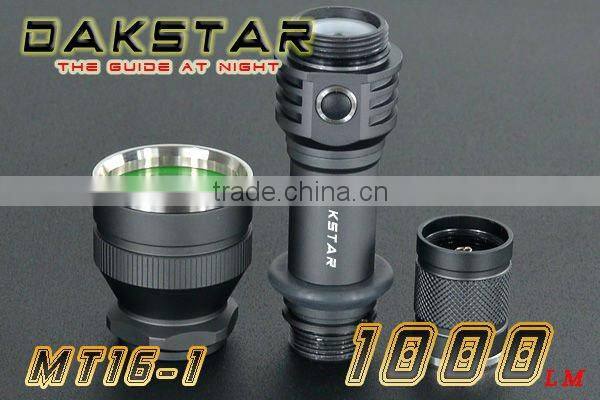 DAKSTAR MT16-1 CREE XM-L U2 1000LM 18650 Stepless Dimming Side Switch High Power Tactical CREE Light