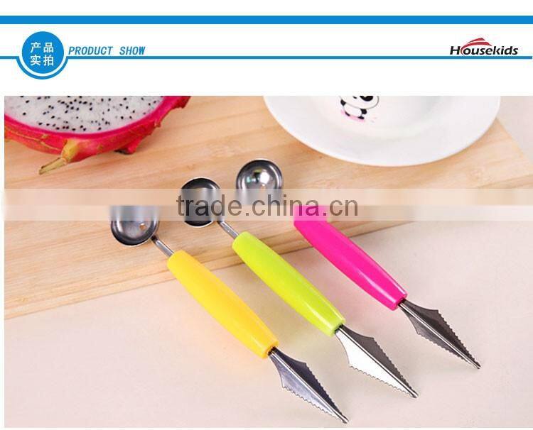 Watermelon Slicer Corer. Stainless Steel Watermelon Server + Melon Baller. Fruit Carving Knife, Cutter, Peeler, Ice Cream Scoop.