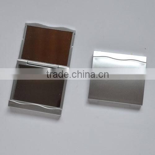 Folding travel promotional personalized plastic pocket mirror