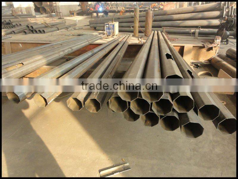 decorative double arm street lighting pole