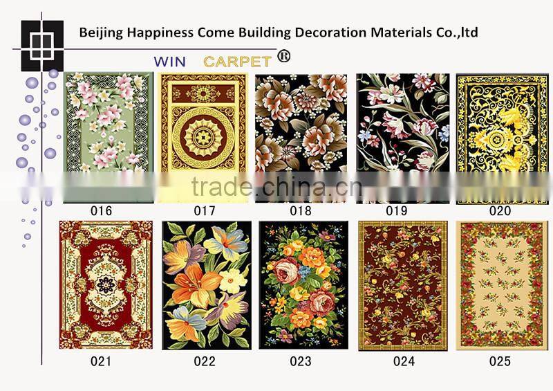 Flowers Pattern Decorative Floor Carpet