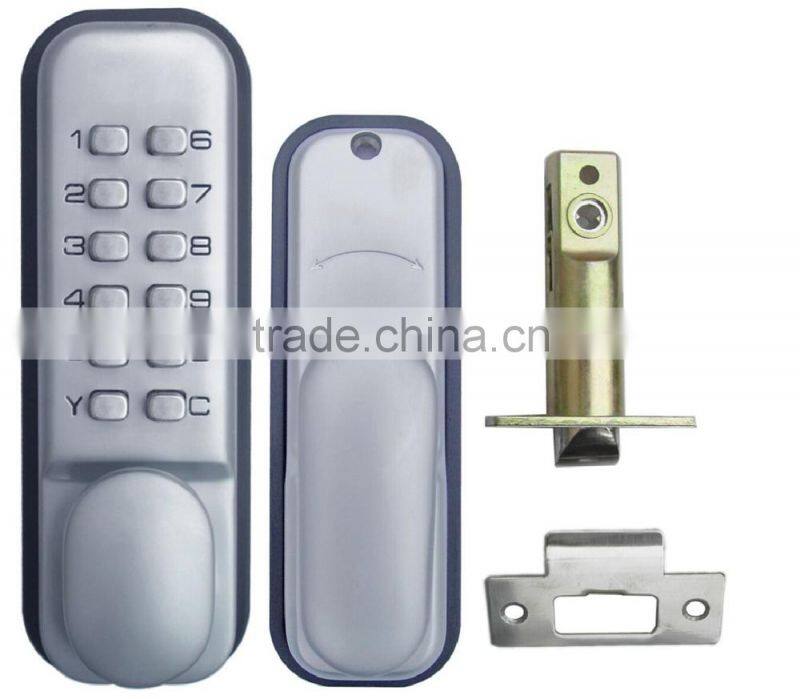 OSPON Keyless Mechanical Digital Door Lock Stain nickel OS2207