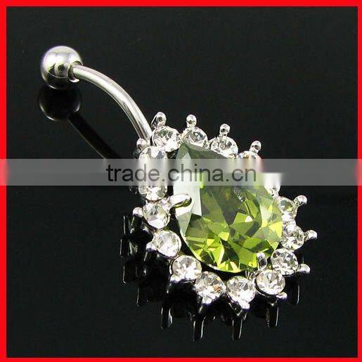 fashion piercing body jewelry acrylic navel ring