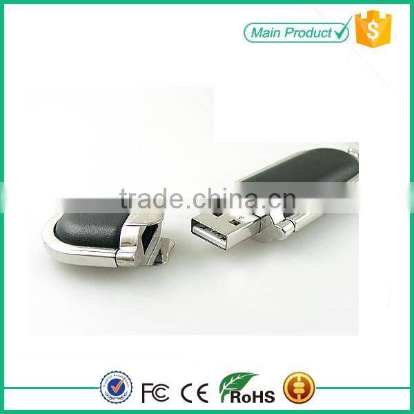 Alibaba shipping supplier hot sale 8gb leather usb flash drive