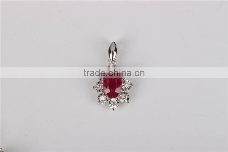 925 sterling silver green stone jewelry pendant necklace