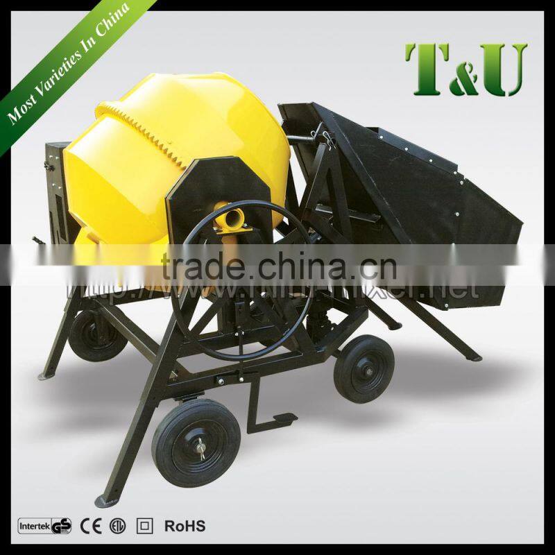 400L 500L Portable Self Loading gasoline Concrete Mixer diesel concrete mixer for sale