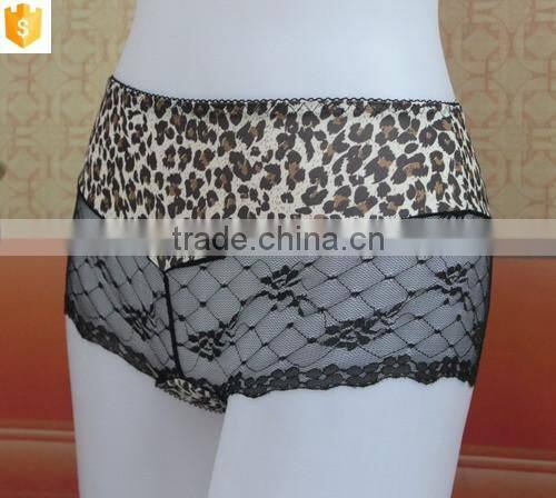 sexy transparent lady underwear,leopard print lace underwear panty