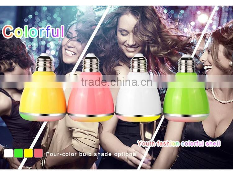 Bluetooth Smart LED Light Bulb Speaker Dimmable Multicolored Color Changing LED Bedside Desk Lights Bar Sinks