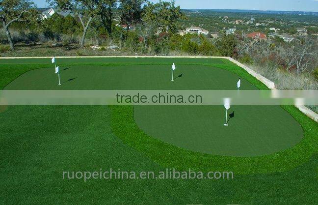 Artificial natural synthetic golf grass turf