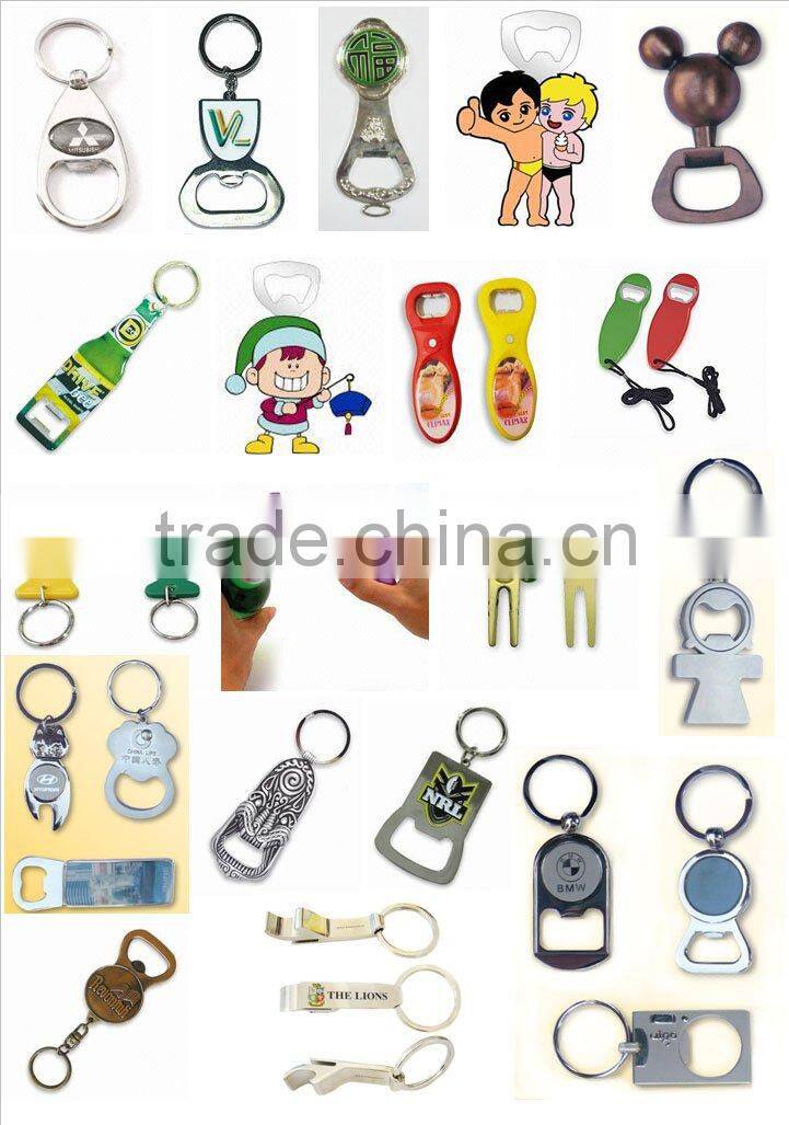 Blank Silver bottle openers keyholders/crafts