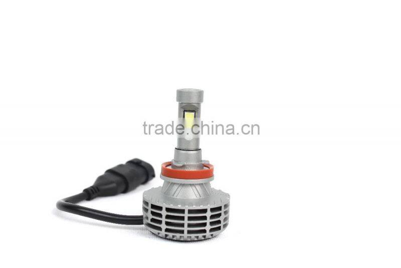 Lanseko 2015 newest G6 fanless all in one 5 color DIY freely h8 auto led headlight bulbs 12v 35w