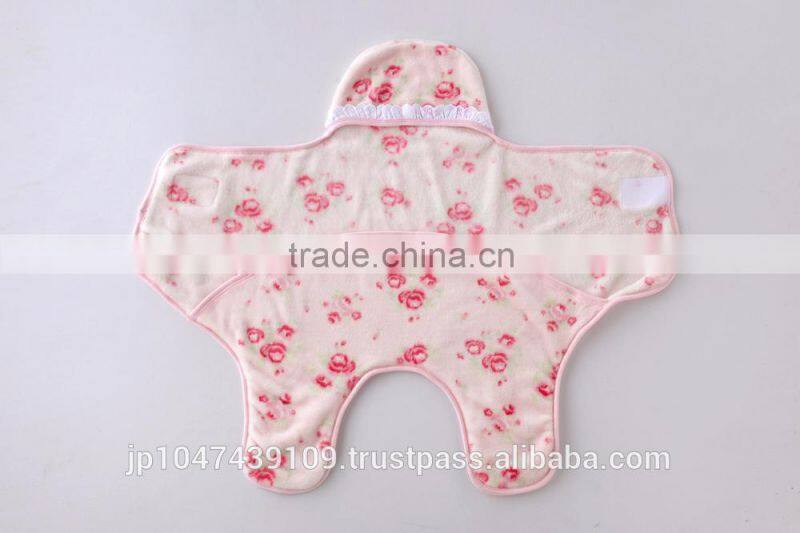 Japanese wholesale products high quality winter baby clothes wrap up for girl