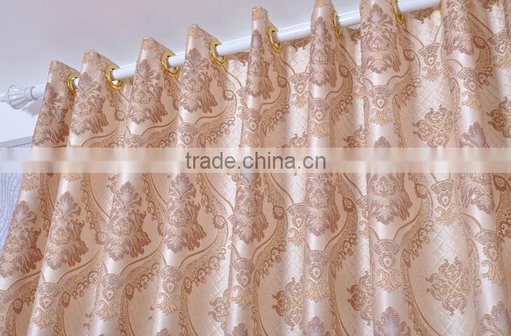 2015 new design European curtain fabric high-grade jacquard polyester curtain shower curtain designs