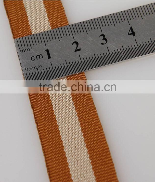 mixed color polyester plain UV resistance webbing ,badge medal webbing
