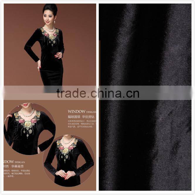 fabric curtains/China Fabric factory /velvet cloth Fabric / wholesale product woman dress good quality velvet fabric