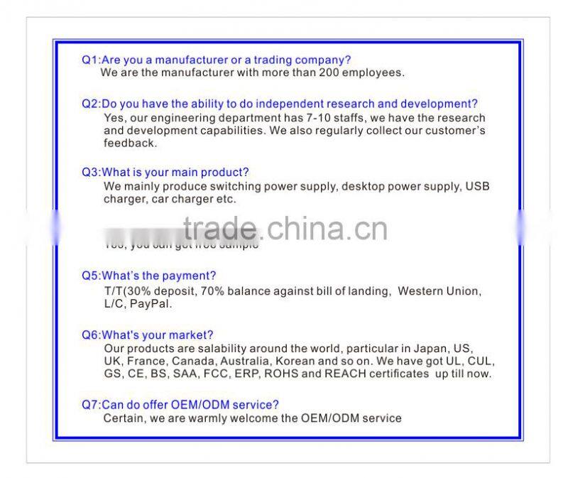 Custom design starting car charger, smart fast car charger 12v