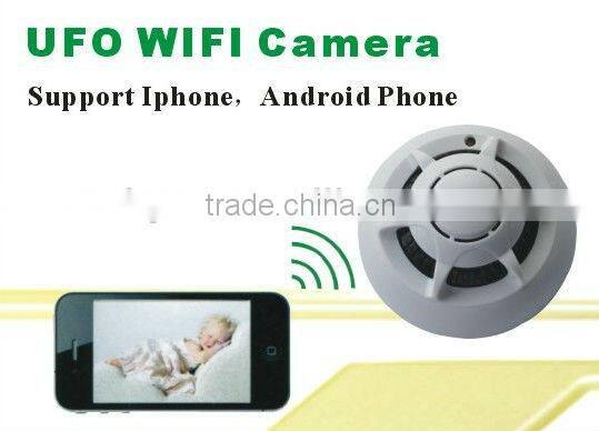 2013 New Smoke Detector camera WiFi with P2P Function