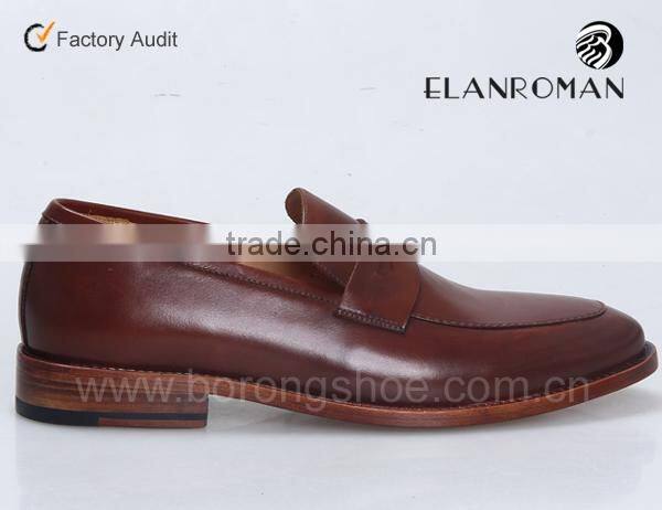 Men genuine leather dress shoes italian formal shoes China wholesale