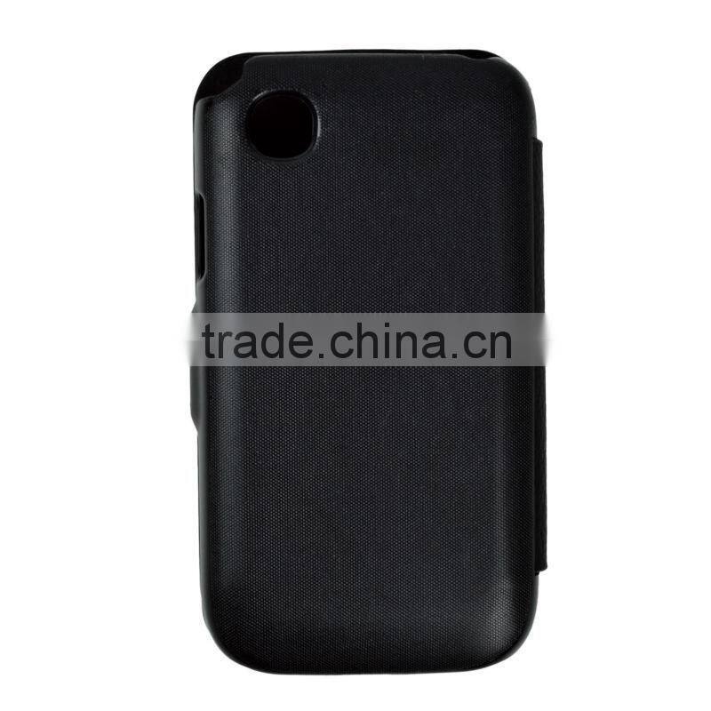 Book Style Lichee texture Flip PU leather case for LG L40