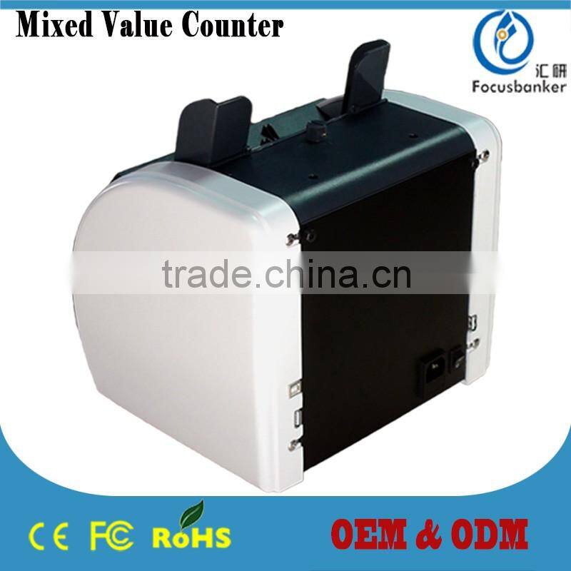Mixed Denomination&Multi-Currency Counter/Money Counter/Bill Counter with UV,MG/MT,IR Detection for USD & Colombian Peso(COP)