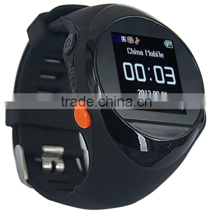 Kids GSM Cell Phone GPS SOS Tracker Wrist Watch with Alarm Clock MP3 MP4 Function