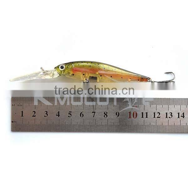 CHMN36 preminum quality minnow bait reflecting fishing lures