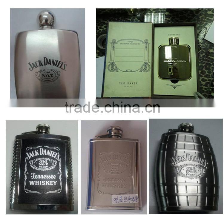 mini alcohol factory from china hip flask ethyl alcohol flagon