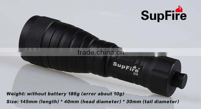Rechargeable one mode led diving flashlight torches