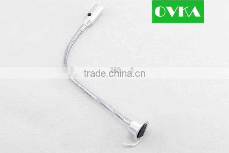 Modern hotel beside flexible pipe LED wall light with On/off Switch