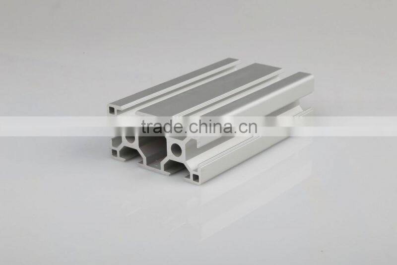 T slot aluminum extrusion for table open rail