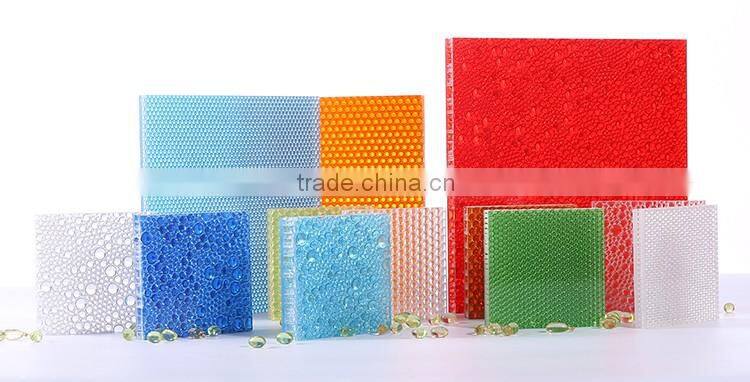 Nonmetal universal customize color decorative translucent honeycomb resin panel