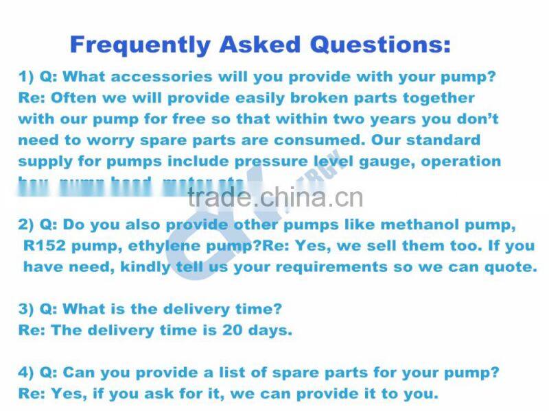 Horizontal Piston Cryogenic Liquid Filling Pump with Large Flow