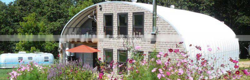 Zinc and color steel prefabricated steel house