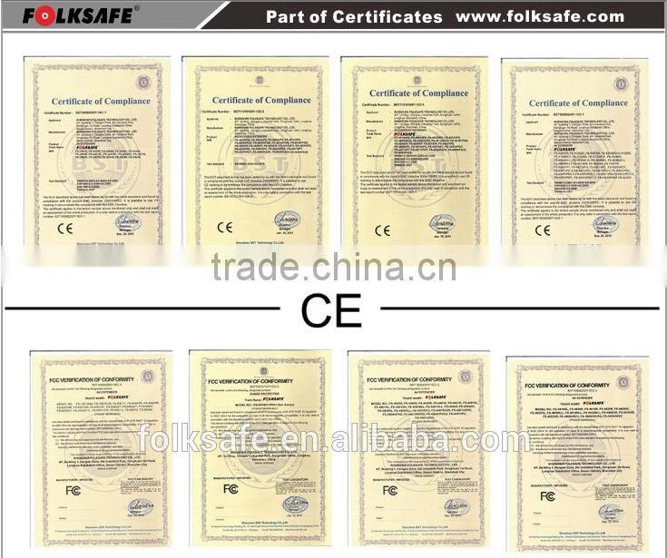 Folksafe 16-Channel CCTV Video lighting thermal Surge Protector outdoor