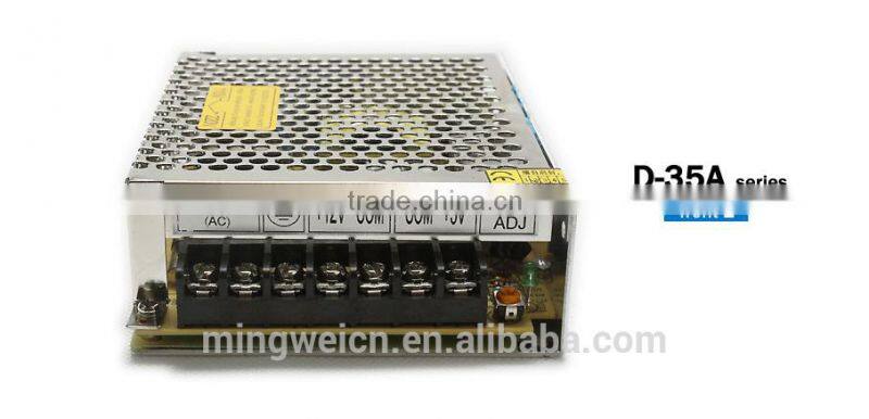 smps D-35 5v 24vdual output power supply 5v 12v output voltage smps